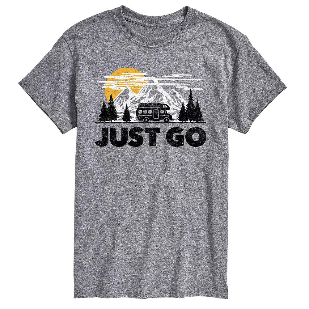 Big & Tall Just Go Graphic Tee, Men's,  Product Image