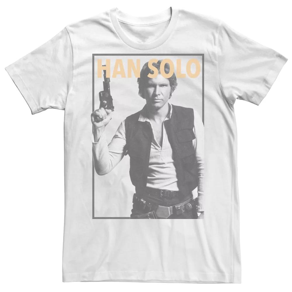 Men's Star Wars A New Hope Faded Han Solo Portrait Tee,  Product Image