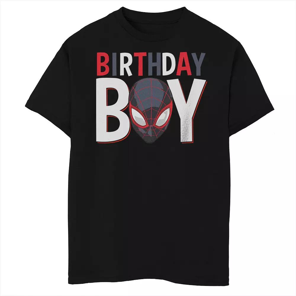 Boys 8-20 Marvel Spider-Man Miles Morales Birthday Boy Husky Tee, Boy's,  Product Image