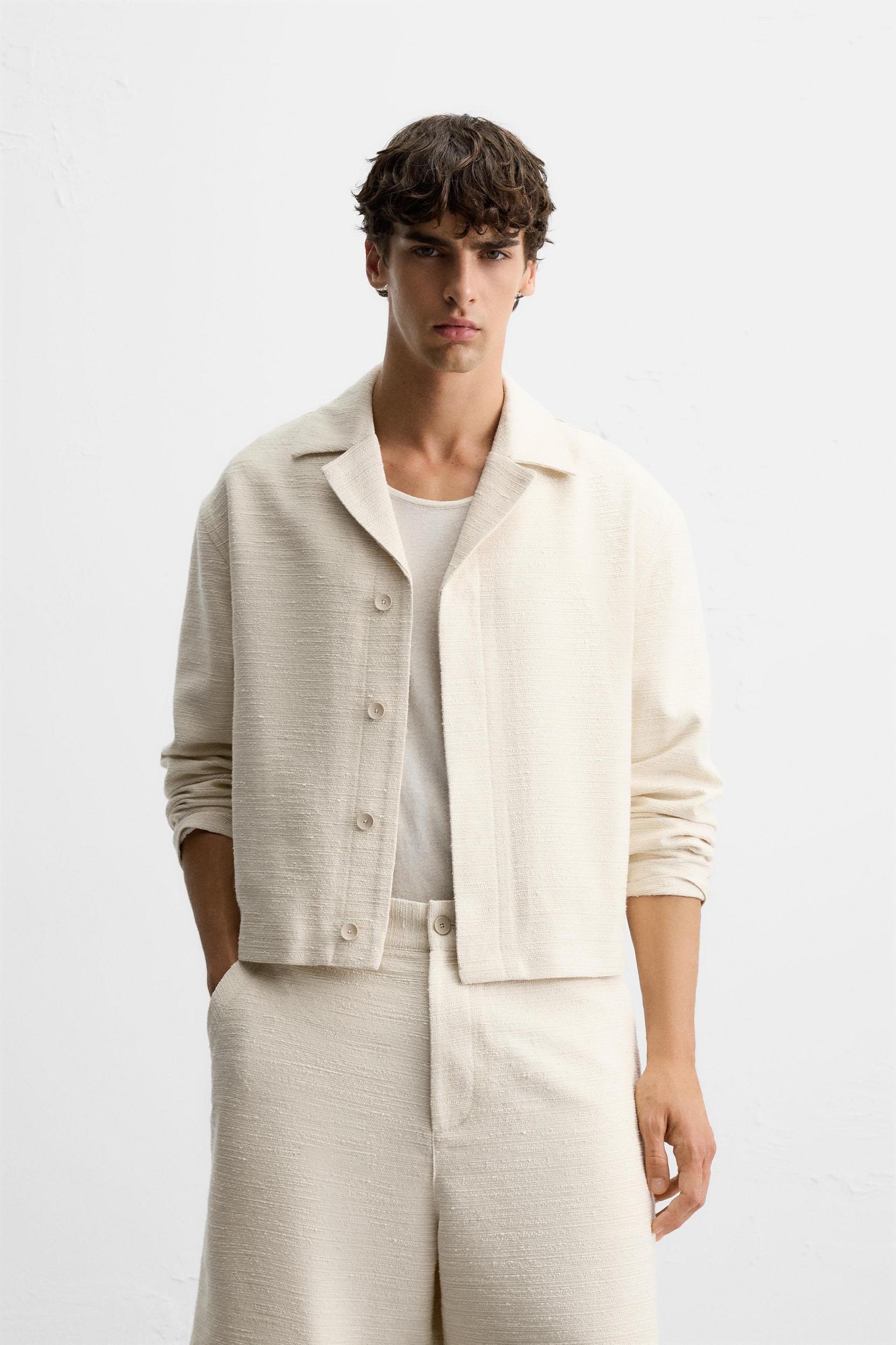 TEXTURED OVERSHIRT Product Image