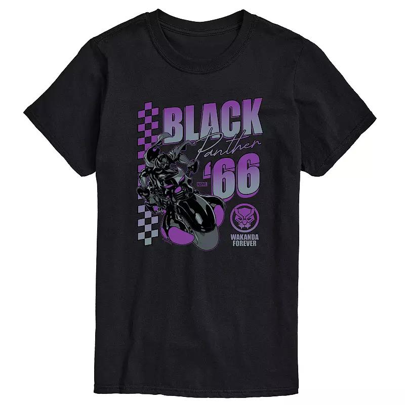 Men's Marvel Black Panther Racing Wakanda Forever Graphic Tee,  Product Image