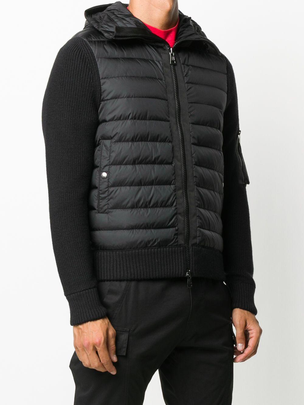 padded-front hooded jacket Product Image