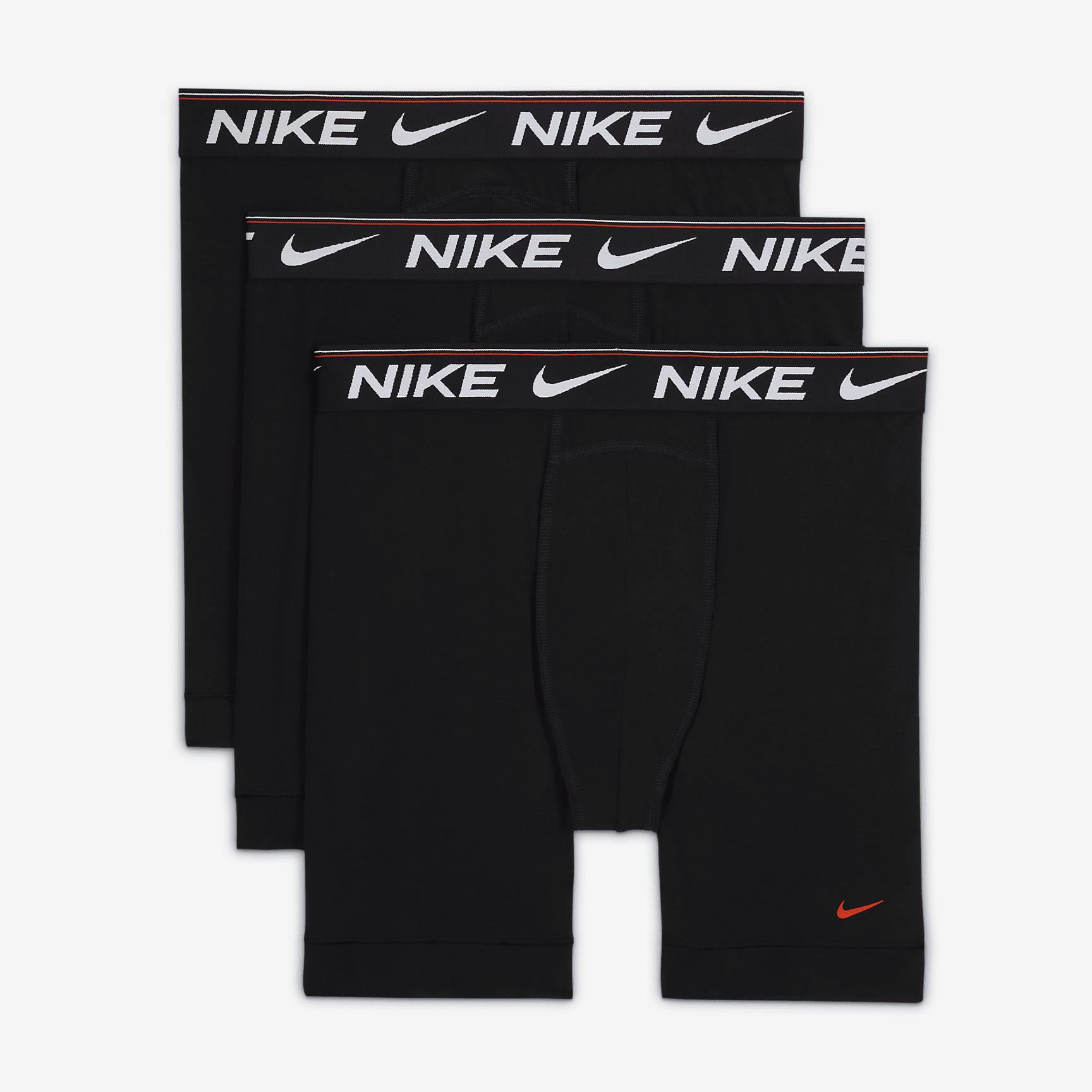Nike Mens Ultra Comfort Dri-FIT Long Boxer Brief (3-Pack) | KE1263-001 Product Image