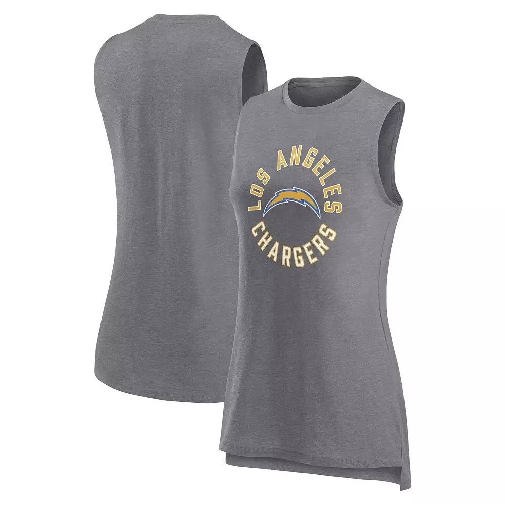 Women's Fanatics Branded Heather Red Washington Nationals What Goes Around Tank Top,  Product Image