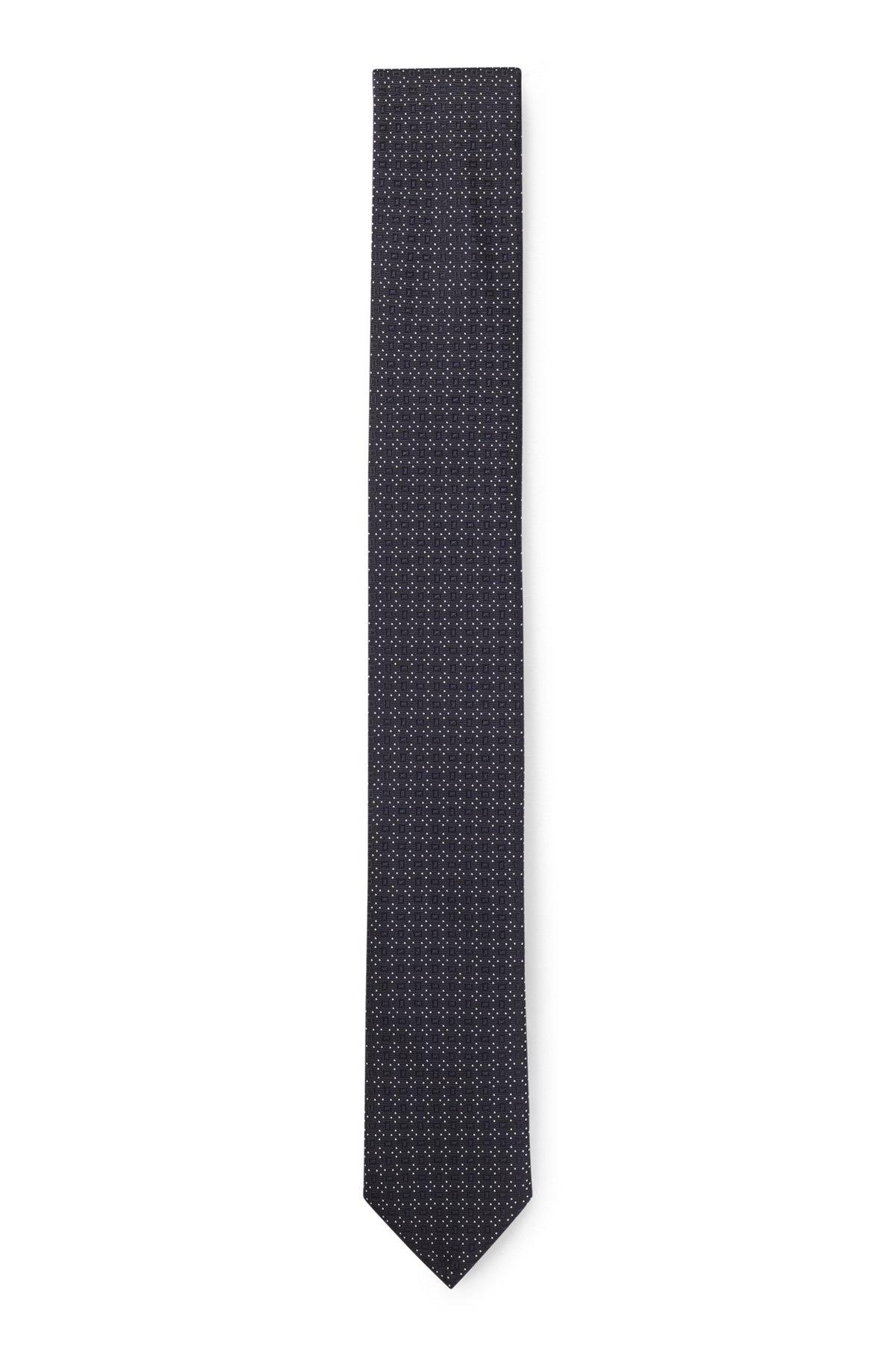 Formal tie with all-over jacquard pattern Product Image