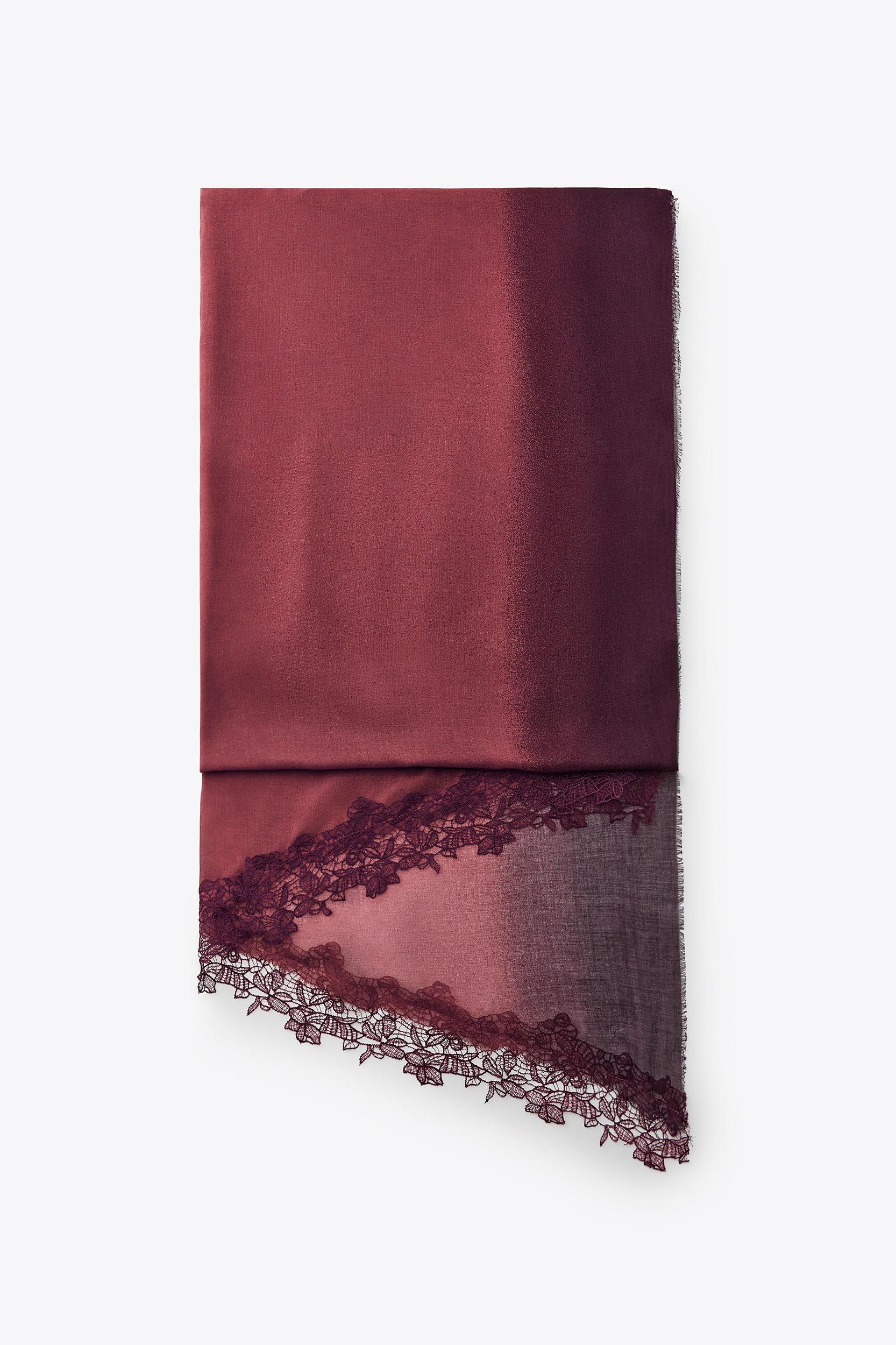 MODAL LACE SCARF Product Image