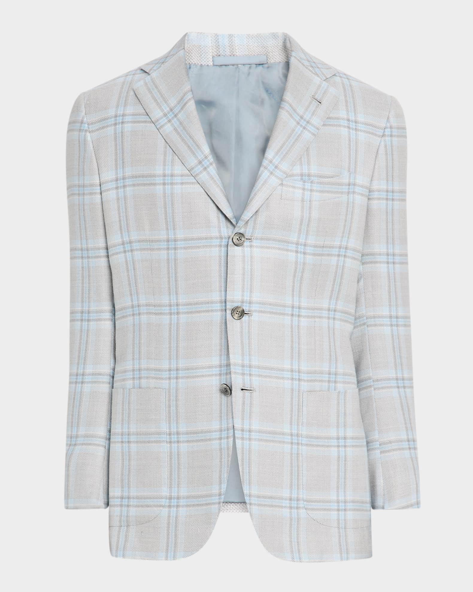 Men's Denim Wash Classic-Fit Sport Shirt Product Image