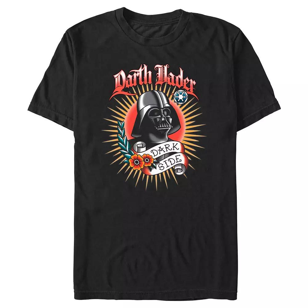 Big & Tall Star Wars Darth Vader Tattoo Graphic Tee, Men's,  Product Image