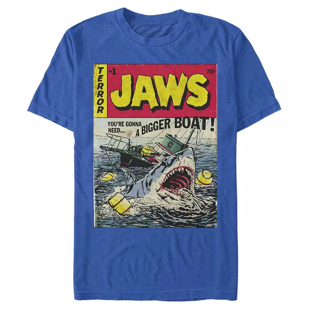 Men's Jaws Comic Book Cover Graphic Tee,  Product Image
