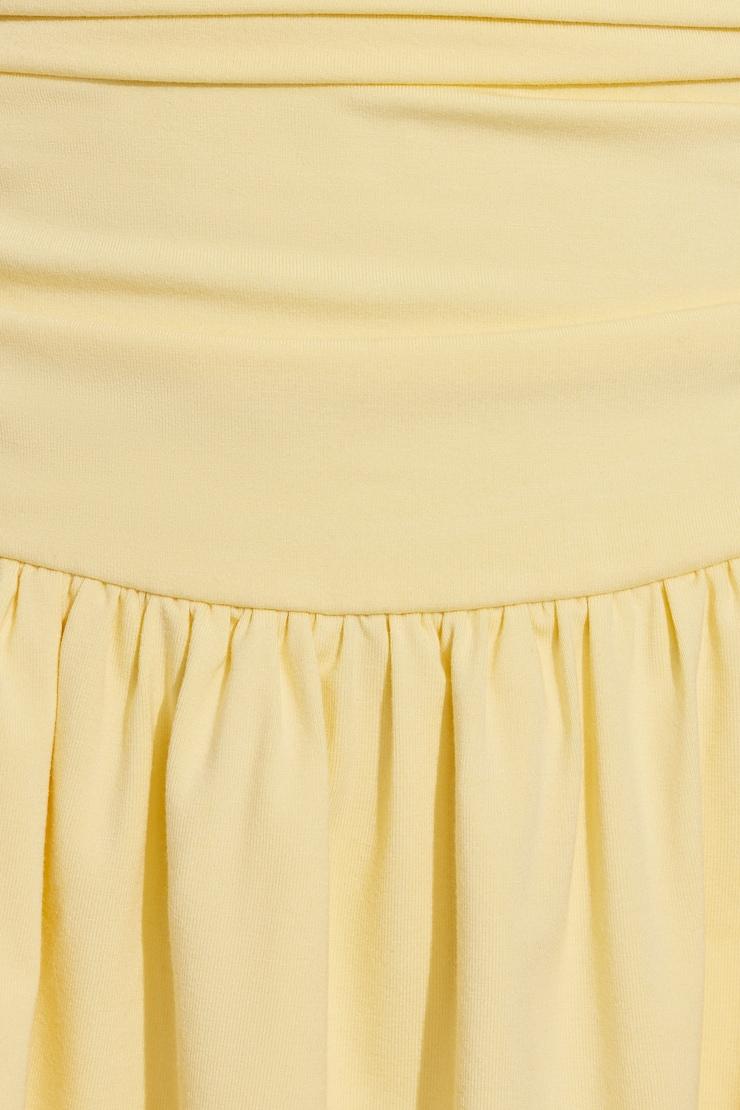 Flirty Hem Tube Romper Dress Product Image