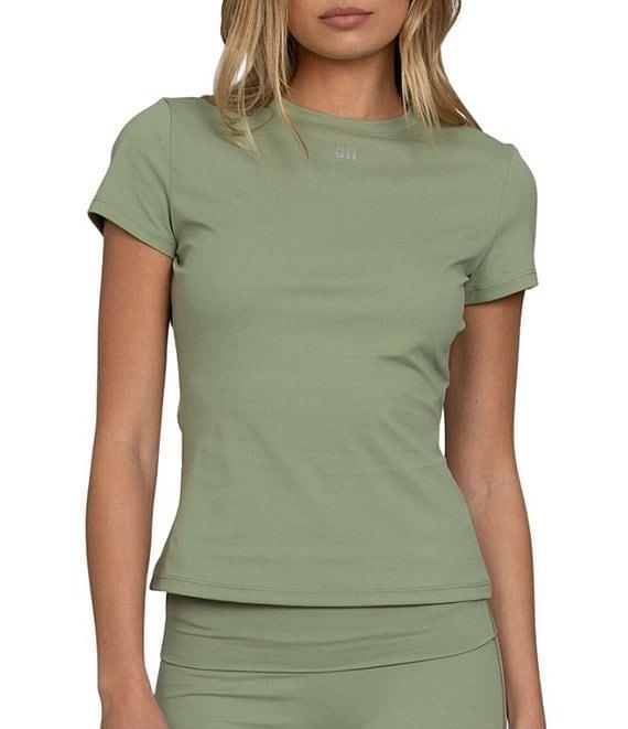 GOLD HINGE Essential Short Sleeve Crew Neck Top Product Image