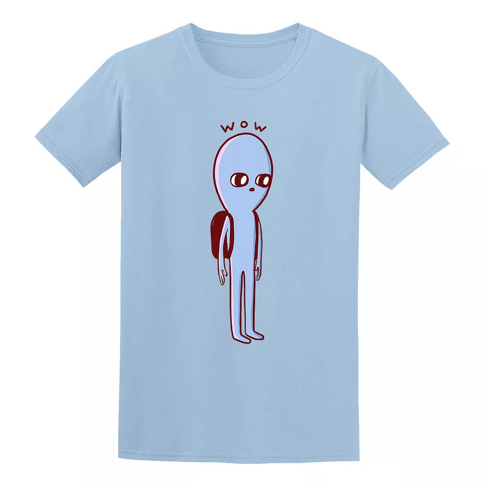 Men's COLAB89 by Threadless Strange Planet Tee, Size: Small, Light Blue Product Image