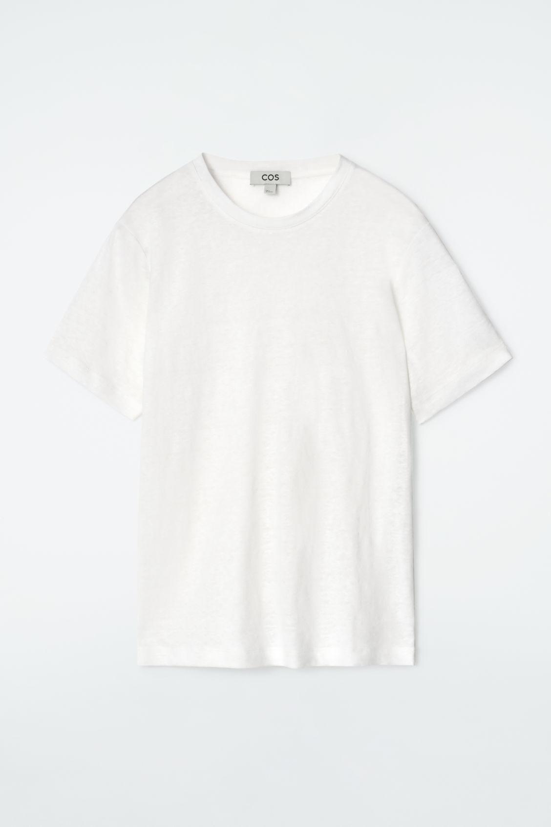 CREW-NECK LINEN T-SHIRT Product Image