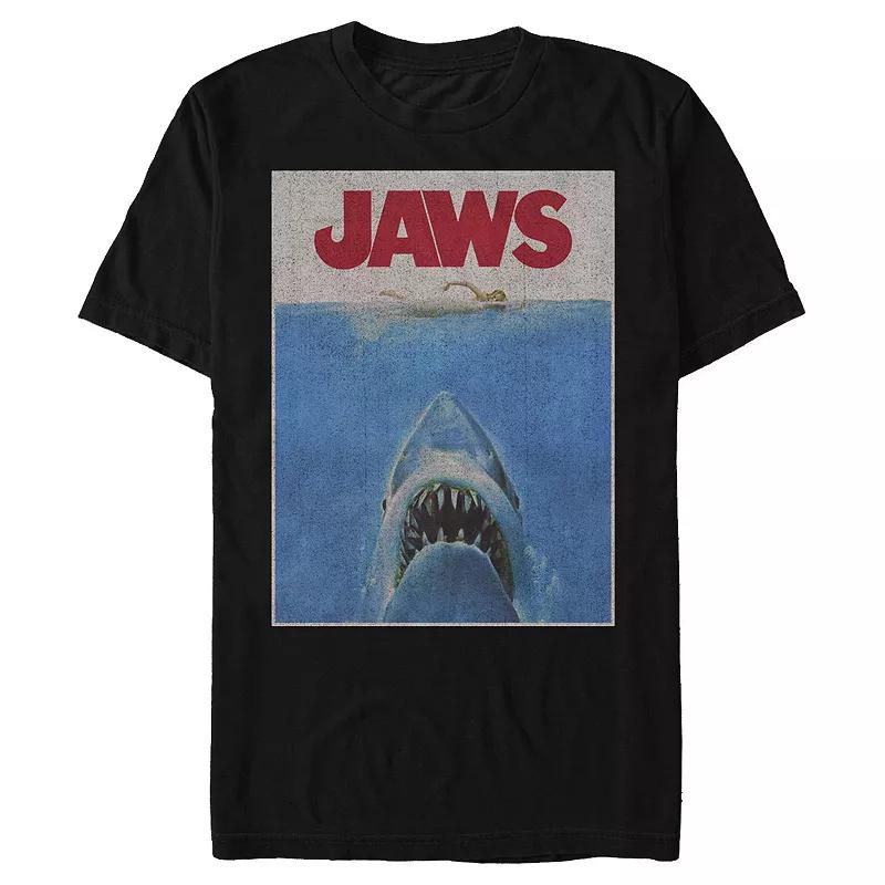 Men's Jaws Retro Movie Poster Graphic Tee,  Product Image