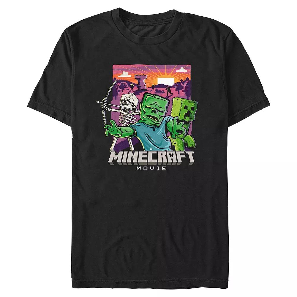 Big & Tall Minecraft Movie Monsters Mob Graphic Tee, Men's,  Product Image