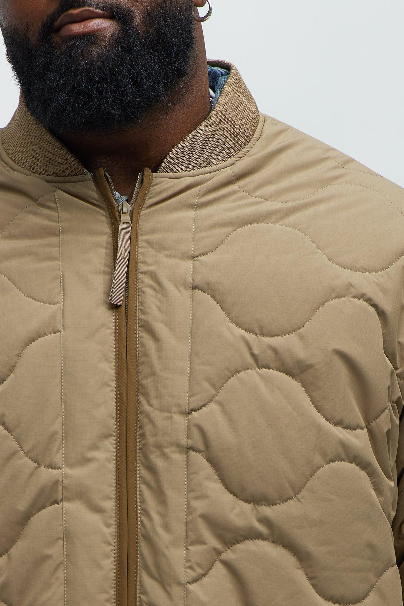 Hartford Ripstop  Quilted Jacket - Tan Product Image