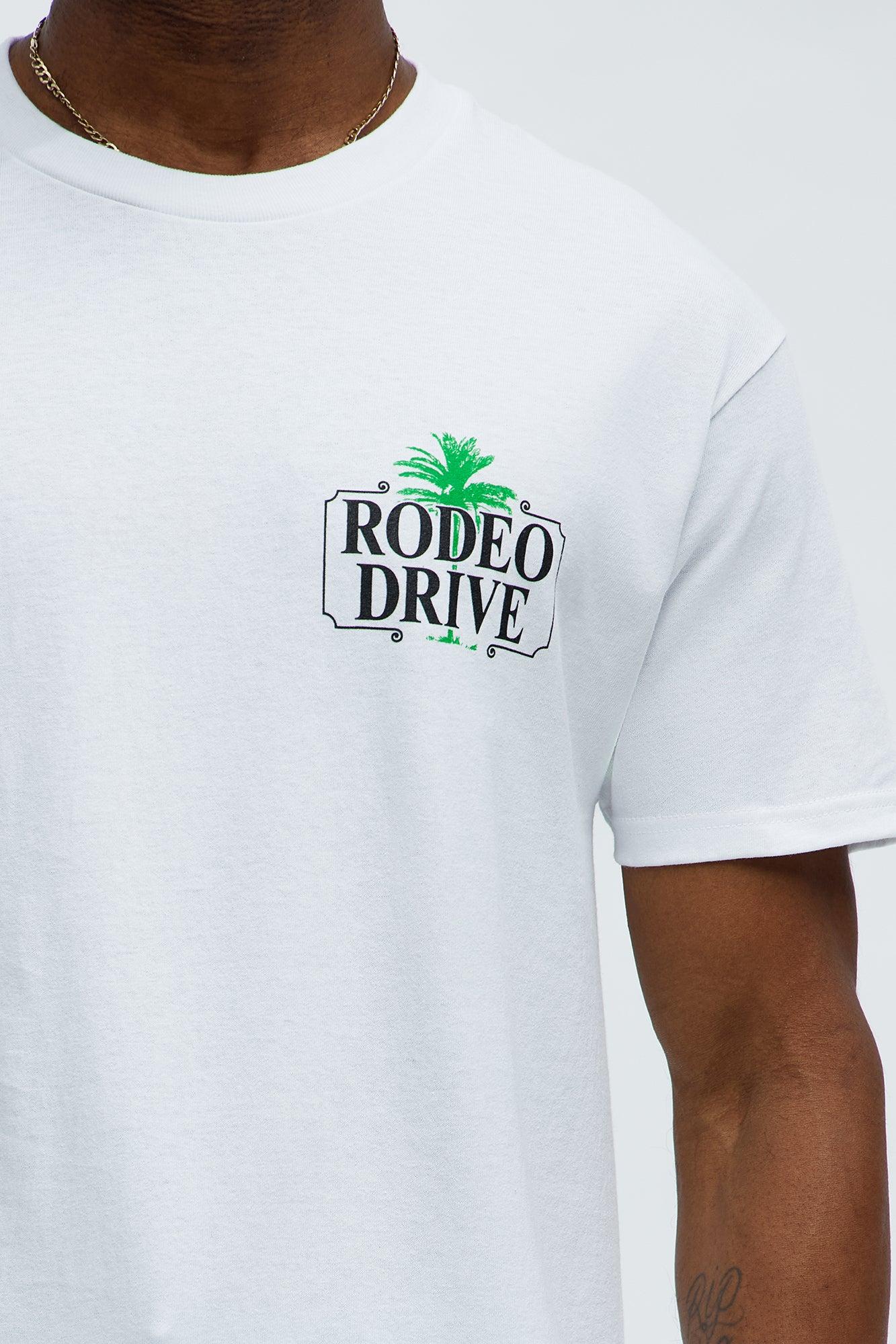 Rodeo Drive Palm Short Sleeve Tee - White Male Product Image