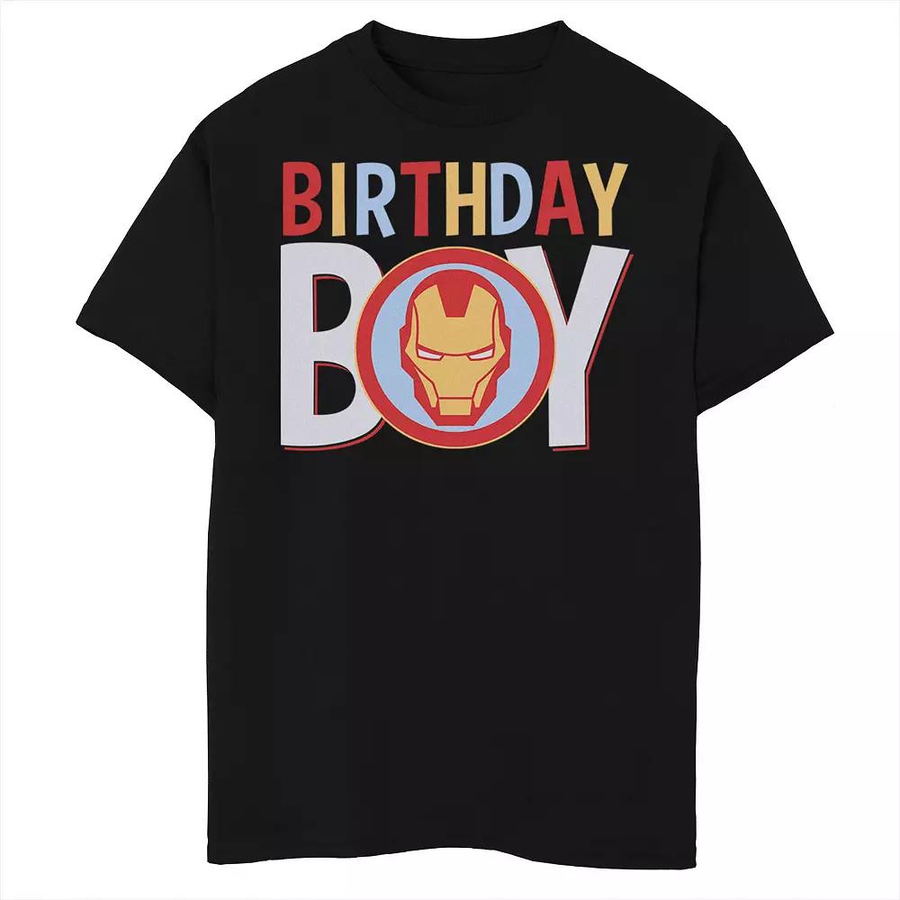 Boys 6-20 Marvel Classic Iron Man "Birthday Boy" Graphic Tee, Boy's,  Product Image