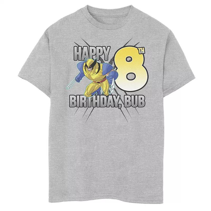 Boys 8-20 Marvel X-Men Wolverine Happy 8th Birthday Bub Graphic Tee, Boy's,  Product Image