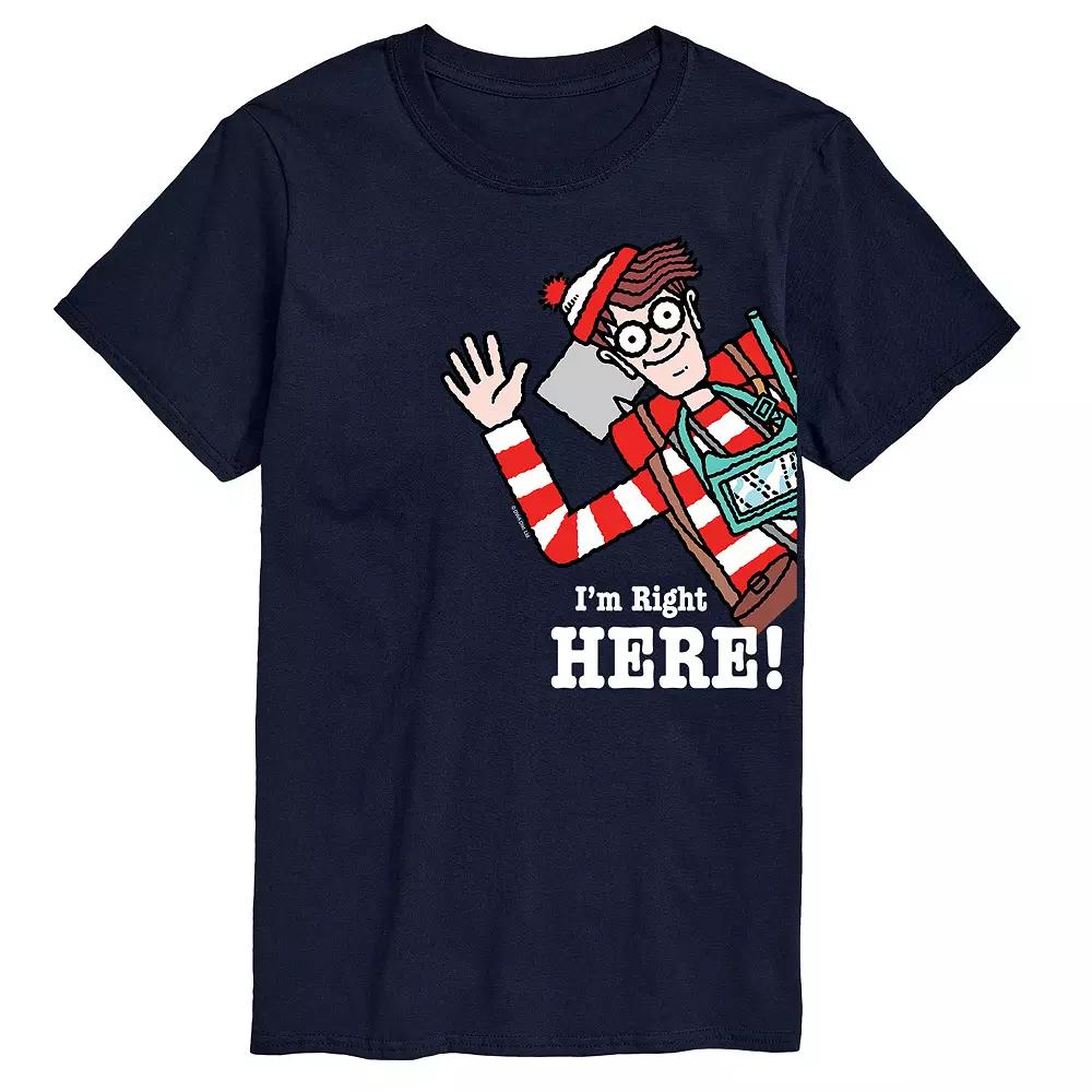 Men's Where's Waldo I'm Right Here Graphic Tee,  Product Image
