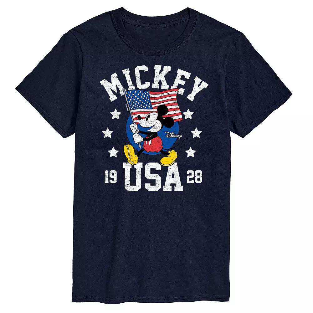 Disney's Mickey Mouse Men's Waving Flag Graphic Tee,  Product Image