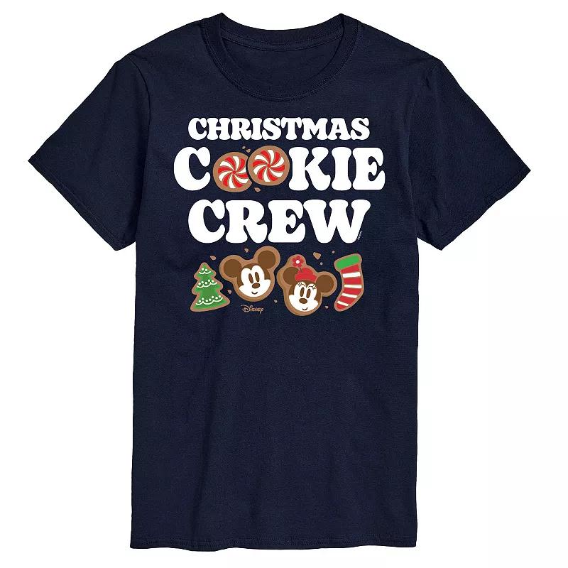 Disney's Mickey & Minnie Mouse Men's Christmas Cookie Crew Graphic Tee,  Product Image