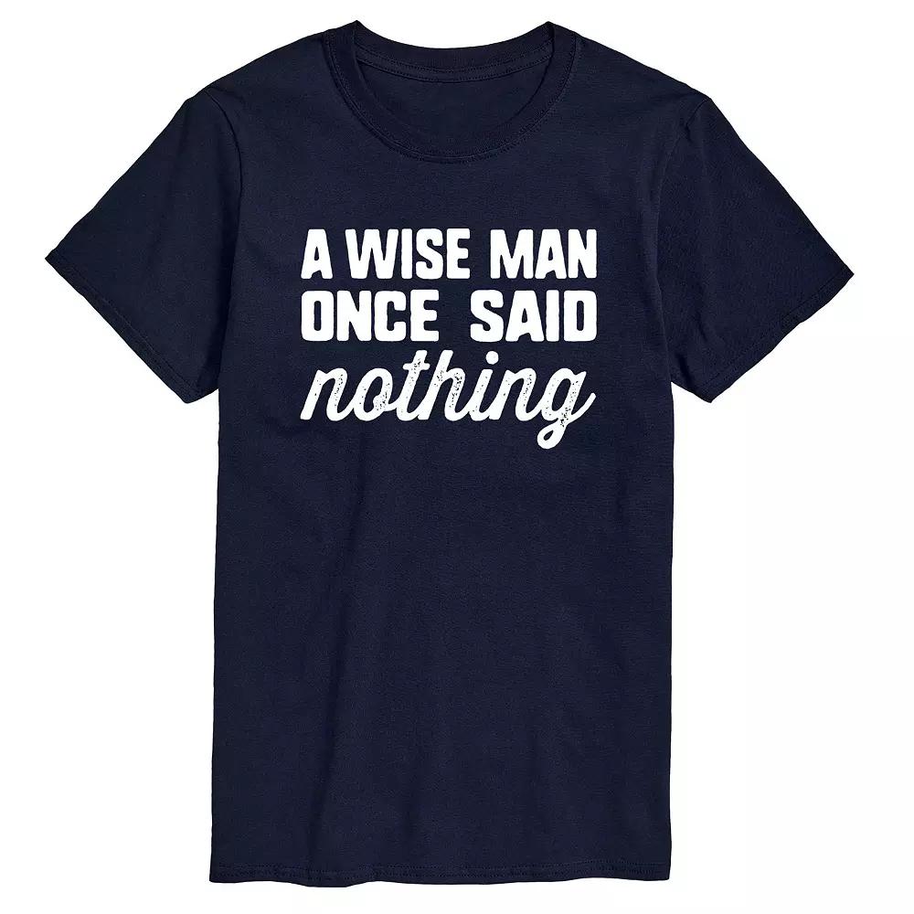 Big & Tall A Wise Man Once Said Graphic Tee, Men's,  Product Image