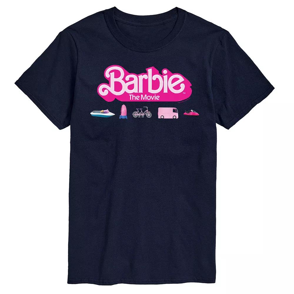 Big & Tall Barbie The Movie Theatrical Vehicle Graphic Tee, Men's,  Product Image