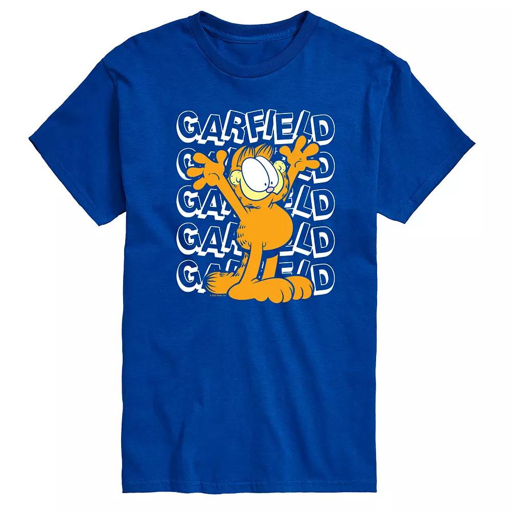 Men's Garfield Repeated Graphic Tee,  Product Image