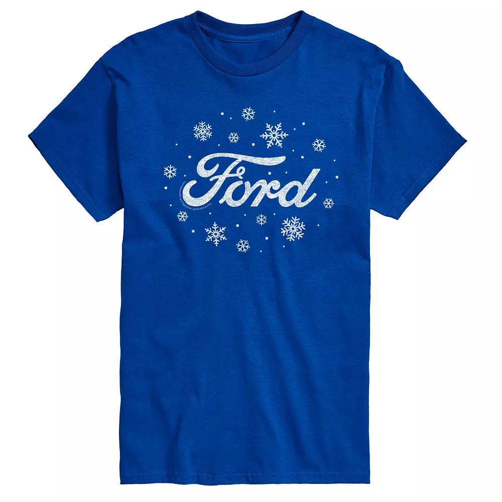 Men's Ford Snowflakes Logo Graphic Tee,  Product Image