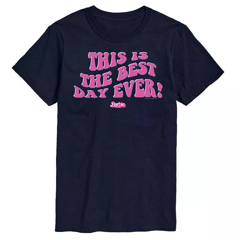Big & Tall Barbie The Movie Theatrical Best Day Ever Graphic Tee, Men's,  Product Image
