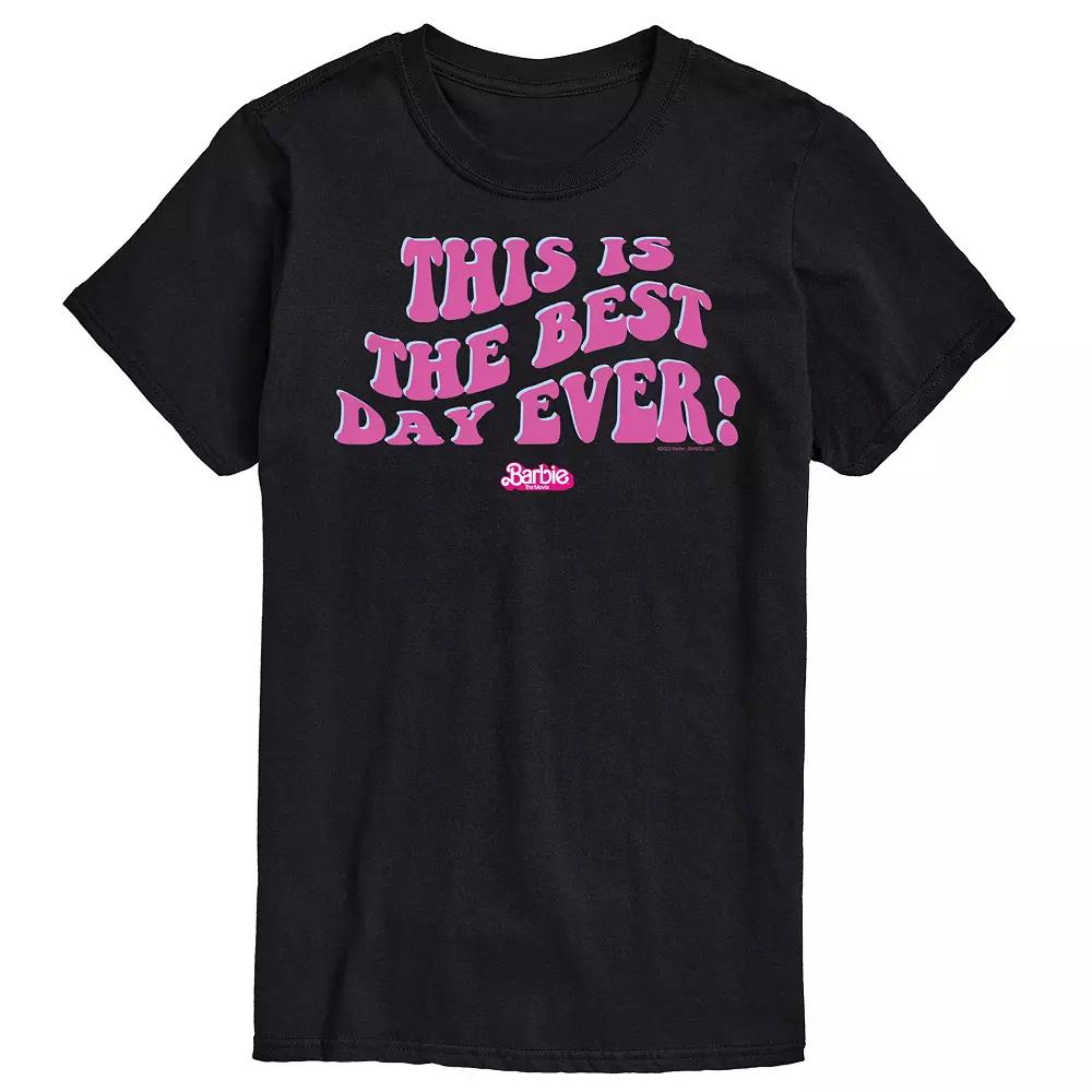 Big & Tall Barbie The Movie Theatrical Best Day Ever Graphic Tee, Men's,  Product Image
