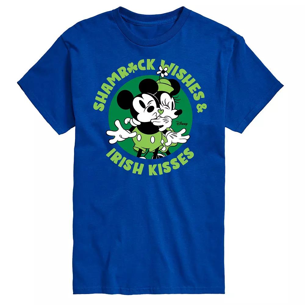 Disney's Mickey & Minnie Mouse Men's Shamrock Wishes Graphic Tee,  Product Image