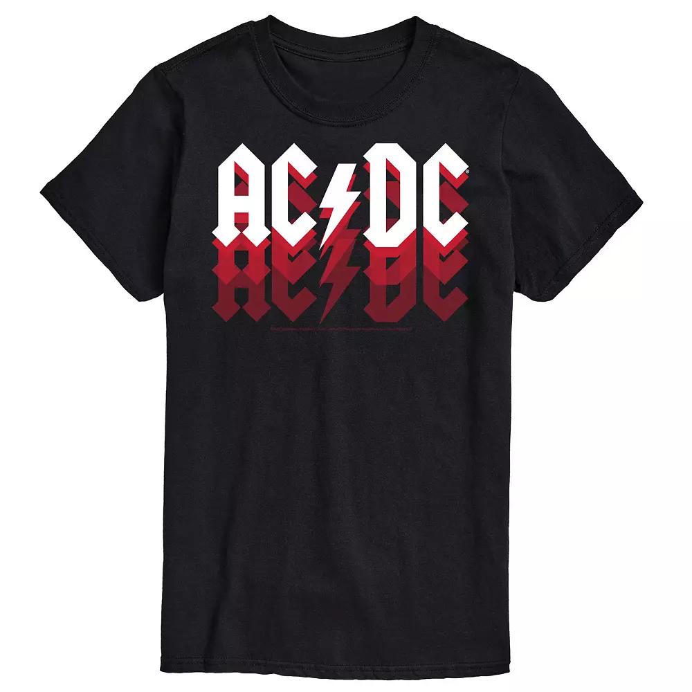 Big & Tall ACDC Logo Fade Tee, Men's,  Product Image