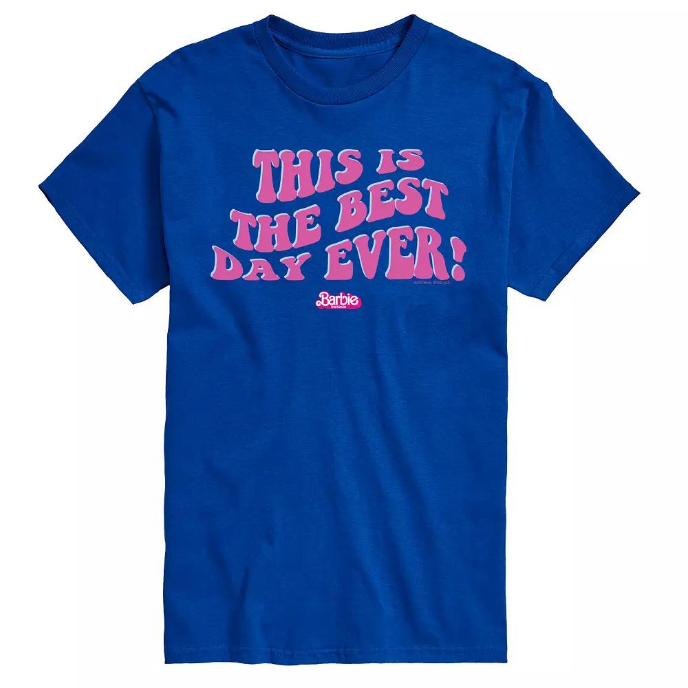 Big & Tall Barbie The Movie Theatrical Best Day Ever Graphic Tee, Men's,  Product Image