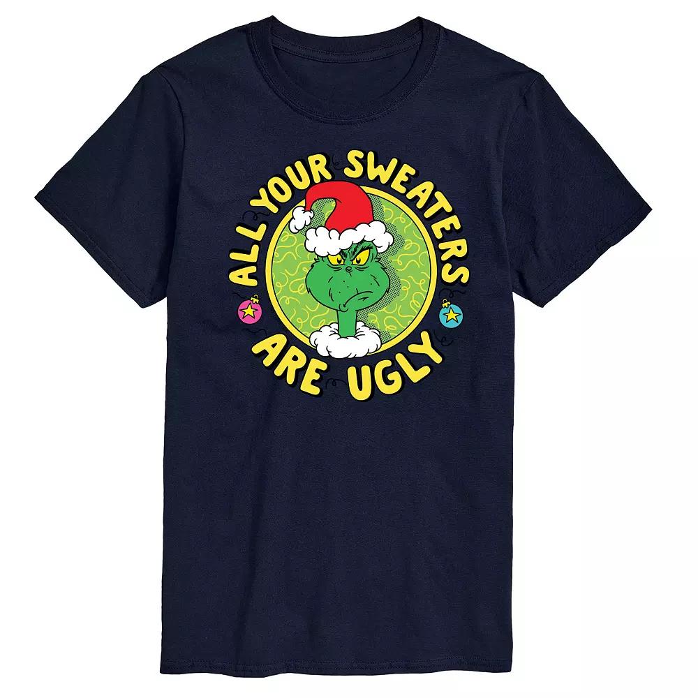 Big & Tall Dr. Seuss The Grinch All Your Sweaters Are Ugly Graphic Tee, Men's,  Product Image