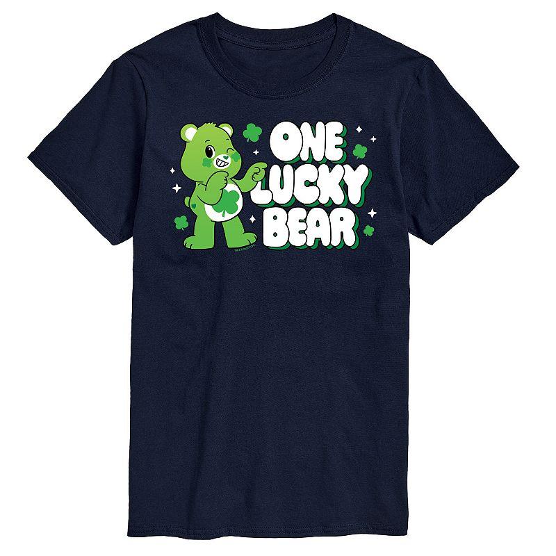 Big & Tall Care Bears One Lucky Bear Graphic Tee, Mens Product Image