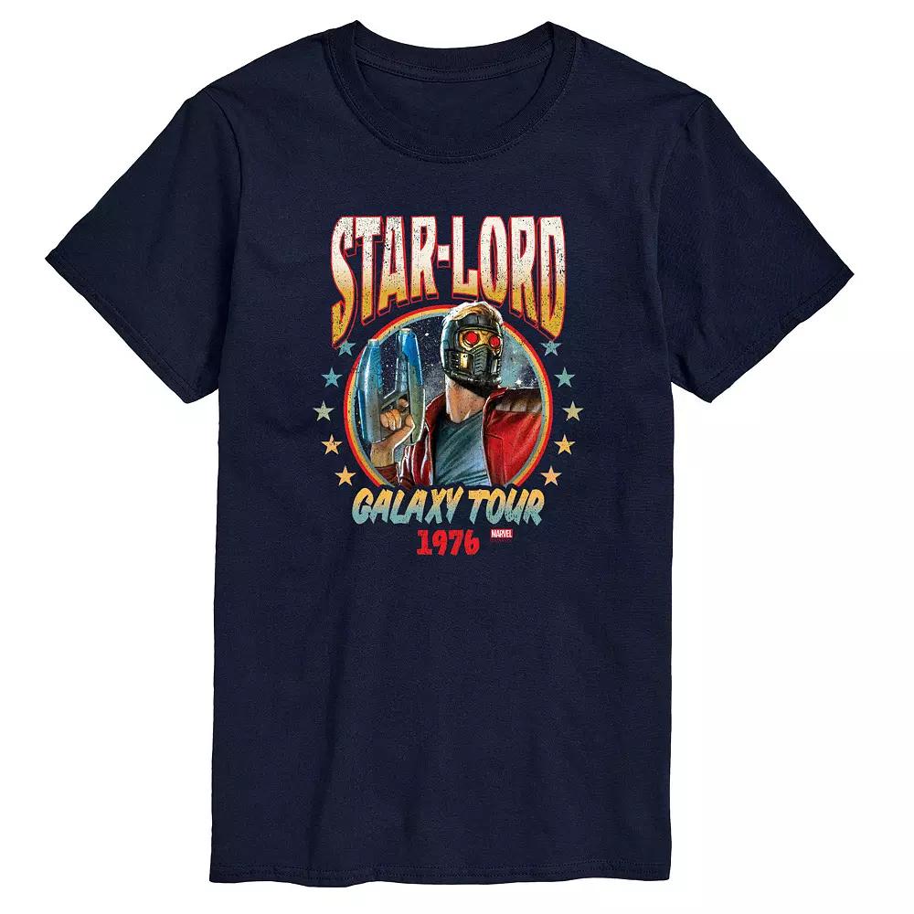 Men's Marvel Guardians Of The Galaxy Star-Lord Galaxy Tour 1976 Graphic Tee,  Product Image