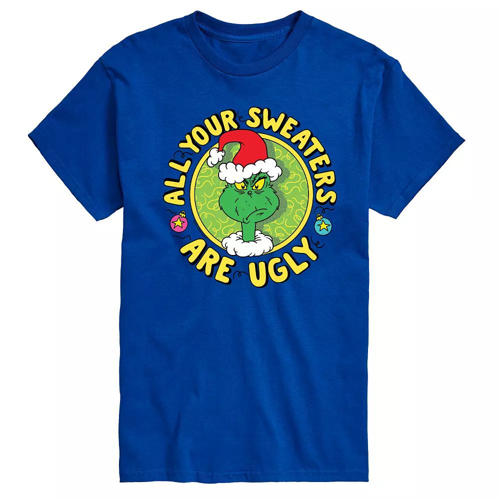 Men's Dr. Seuss The Grinch All Your Sweaters Are Ugly Graphic Tee,  Product Image