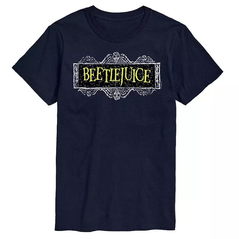 Big & Tall Beetlejuice Logo Graphic Tee, Men's,  Product Image