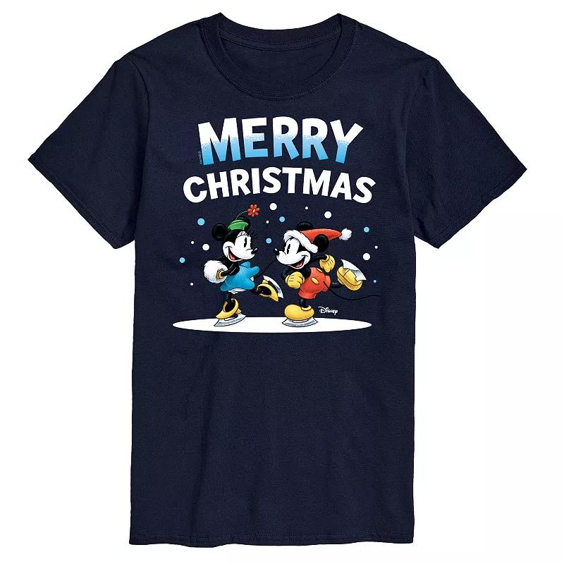 Disney's Big & Tall Merry Christmas Graphic Tee, Men's,  Product Image