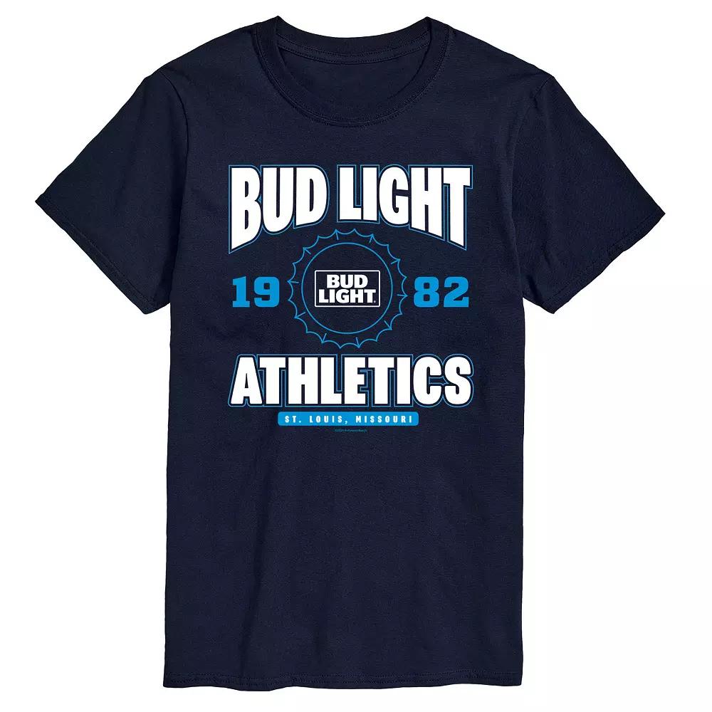 Big & Tall Bud Light Collegiate 1982 Graphic Tee, Men's,  Product Image