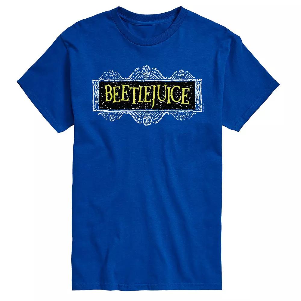 Big & Tall Beetlejuice Logo Graphic Tee, Men's,  Product Image