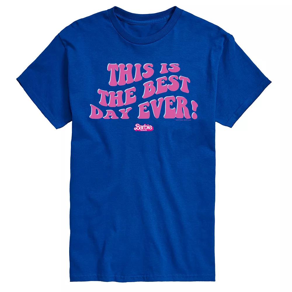 Big & Tall Barbie The Movie Theatrical Best Day Ever Graphic Tee, Men's,  Product Image