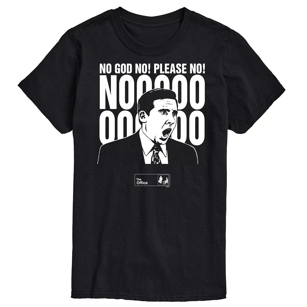 Men's The Office No God Please No Tee,  Product Image