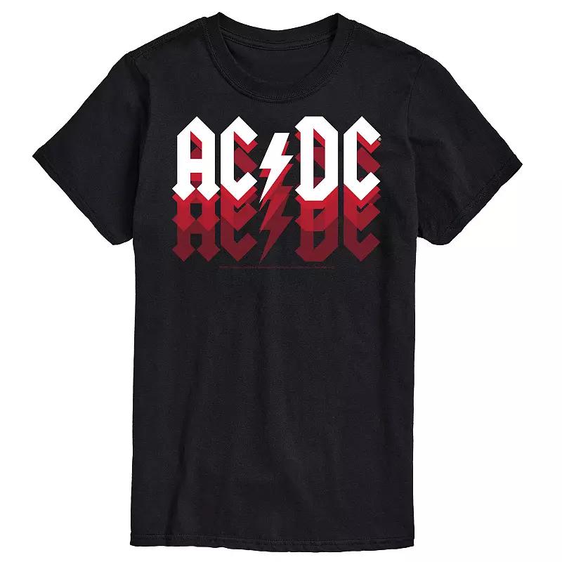 Big & Tall ACDC Logo Fade Tee, Men's,  Product Image