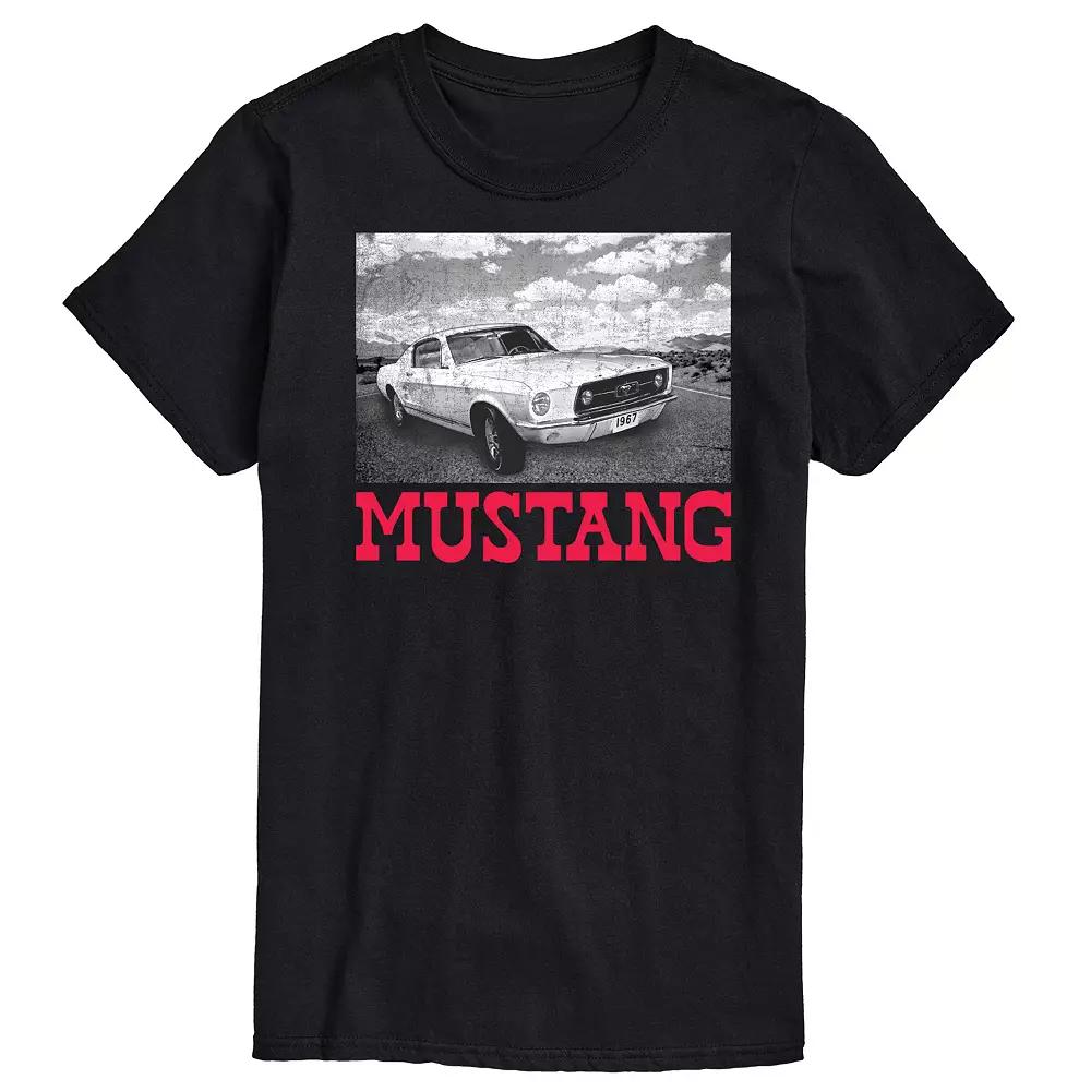 Big & Tall Ford Mustang 1967 Vintage Graphic Tee, Men's,  Product Image
