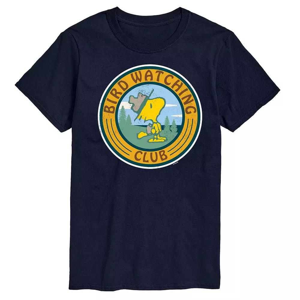 Big & Tall Peanuts Woodstock Bird Watching Club Graphic Tee, Men's,  Product Image