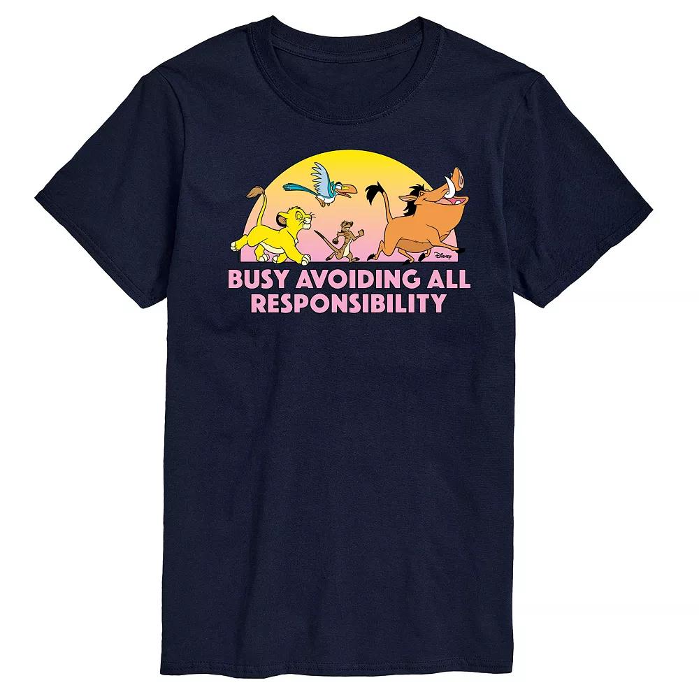 Disney's The Lion King Men's Avoiding All Responsibility Graphic Tee,  Product Image