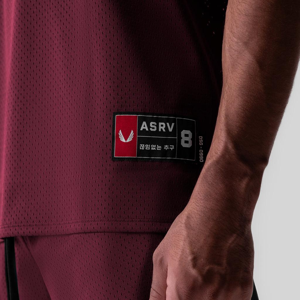 0990. Ion-Mesh Basketball Jersey - Crimson Product Image